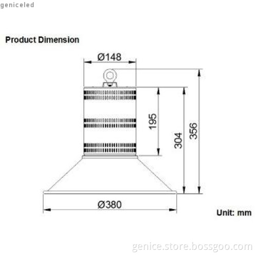 AC100-240V Lifud LED driver  SMD chip 70W LED high bay lighting